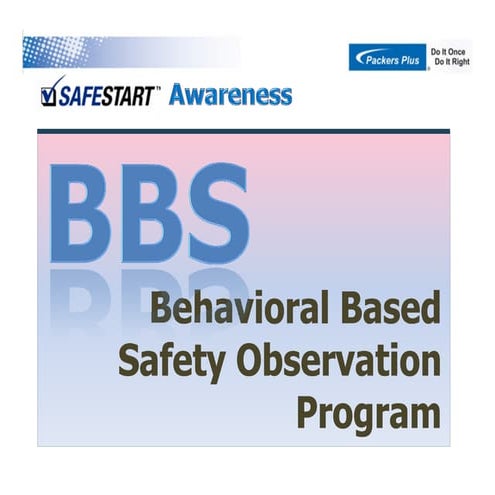 behavior based safety
