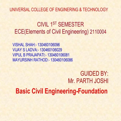 BASIC CIVIL FONDATION BY CIVIL1ST SEM.ppt