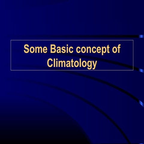 Basic Climate