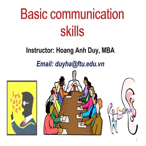 Basic communication skills duy students