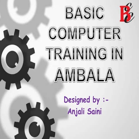 Basic Computer Course Training in Ambala