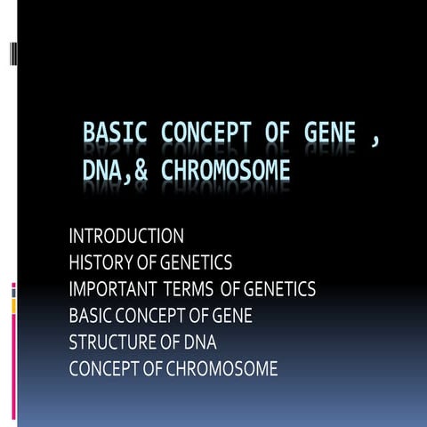 BASIC CONCEPT OF GENE , DNA,& CHROMOSOME ppt.pptx