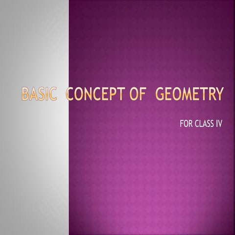 Basic concept of geometry | PPT