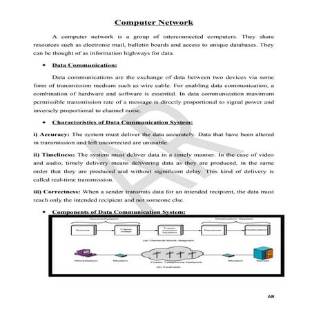  Data Communication and Communication Processors and Modes of Data Transmission