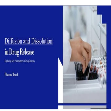 BASIC CONCEPTS OF DIFFUSION AND DISSOLUTION IN PHARMACY by CHAND BASHA.D.pptx