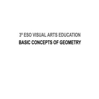 Basic concepts of geometry