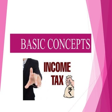 Basic concepts of income tax