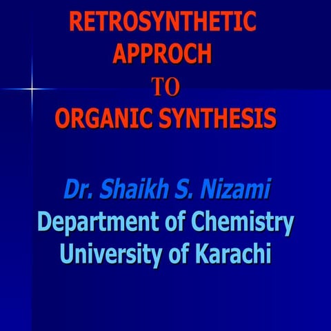 Basic Concepts Of Retrosynthesis (Part 2)