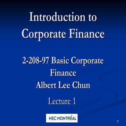 Basic Corporate Finance.ppt