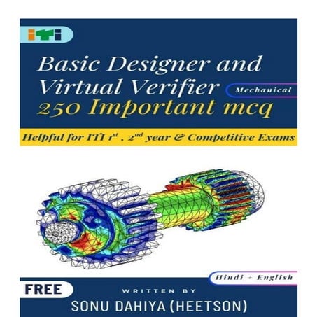 Basic Designer and Virtual Verifier Question Paper ITI MCQ Book Free