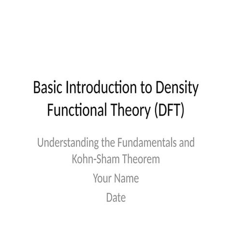 Basic_DFT_Presentation computational physics.pptx