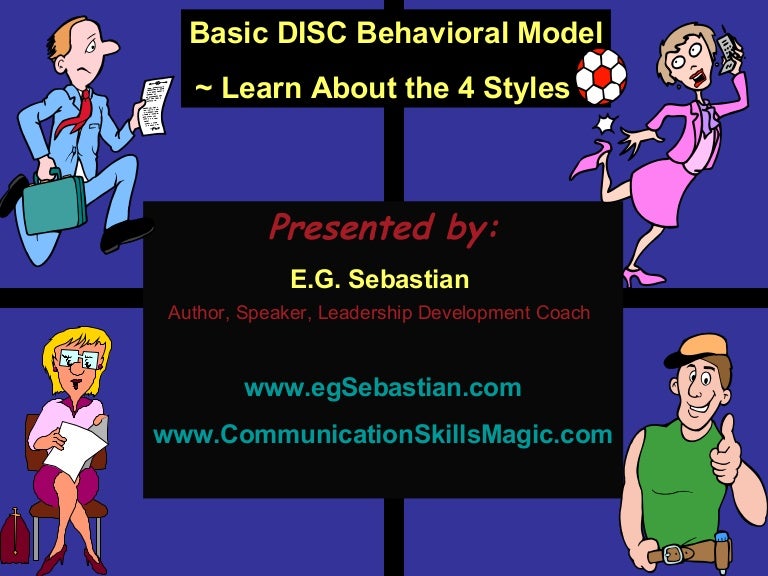 Basic DISC Behavioral Model - Learn About the Four Behavioral Styles