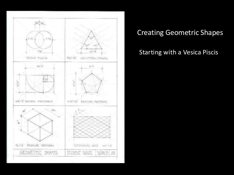 Basic drafting week 2 powerpoint drafting geometric shapes