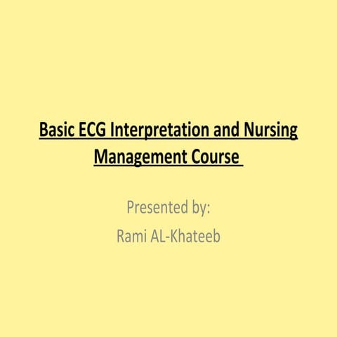Basic ECG | PPT