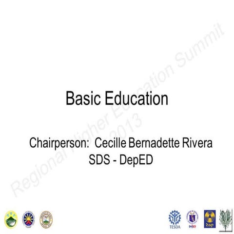 Basic Education Presentation Superfinal