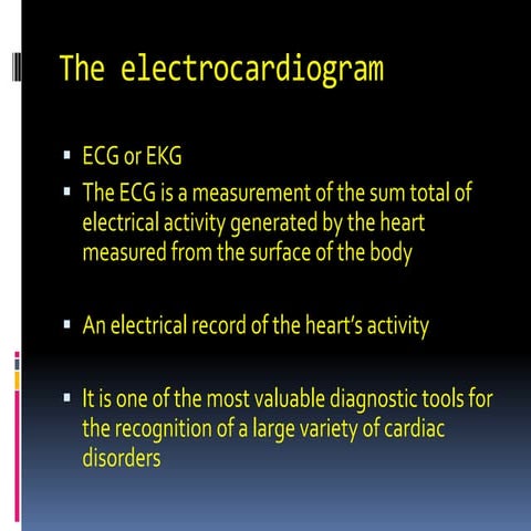 Basic ekg | PPTX
