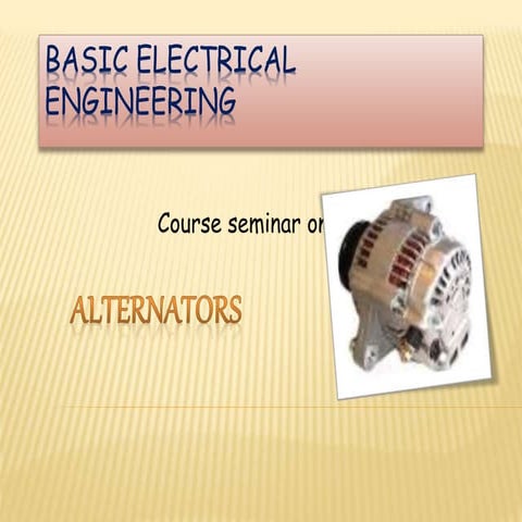 Basic electrical engineering 