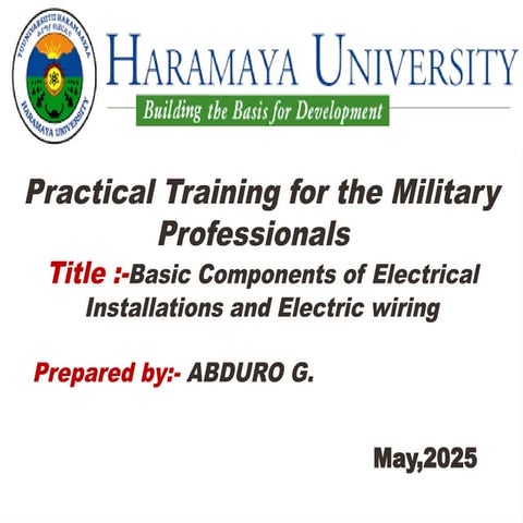 Basic Electrical Installation Tiranings 2.pptx