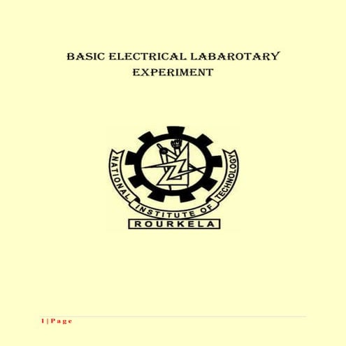 Basic electrical lab manual