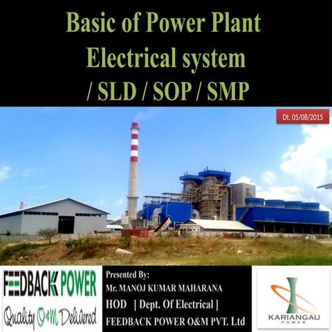 Basic Electrical of Power plant , SLD , Excitation