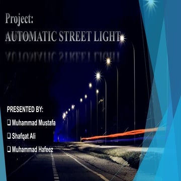 Auto Street lightning