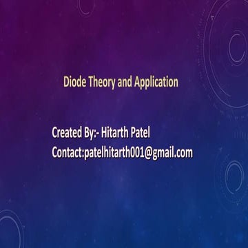 Basic electronics (p-n Junction)