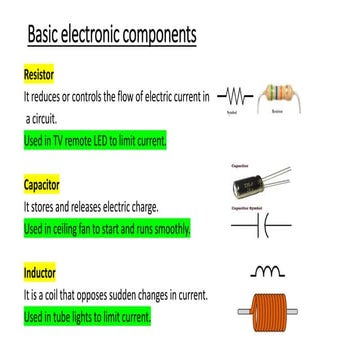 basic electronics components digital electronics