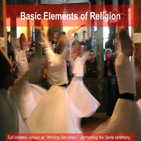 Basic elements of religion