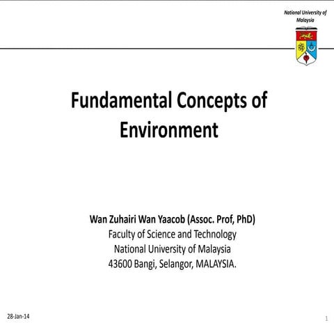 Basic environmental concept