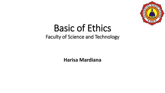Basic ethics 