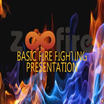 Basic fire fighting training