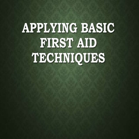 Basic_First_Aid_0808.ppt an instructional materials for grade 8