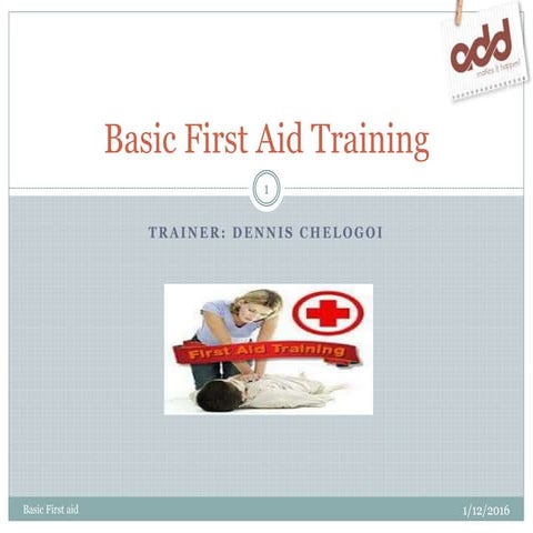 Basic first aid iv