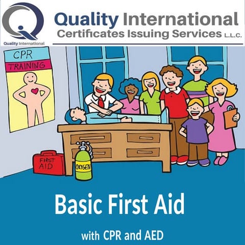 BASIC FIRST AID WITH CPR & AED SAFETY TR | PPTX