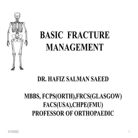 Basic Fracture Management.ppt