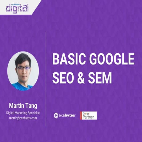 Basic Google SEO & SEM | PPTX