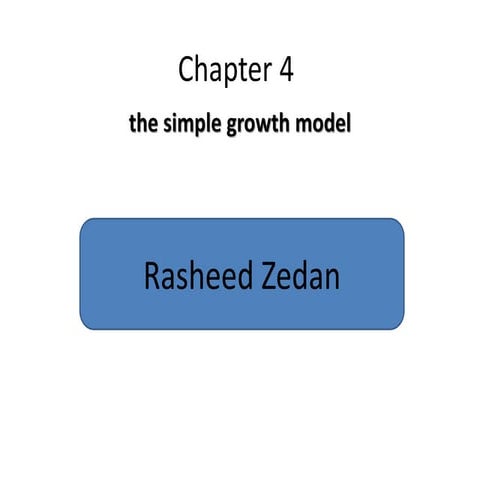 Basic growth model 2 | PDF