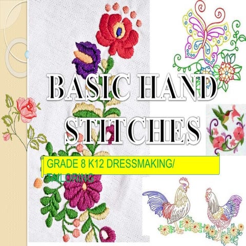 Basic Hand Stitches