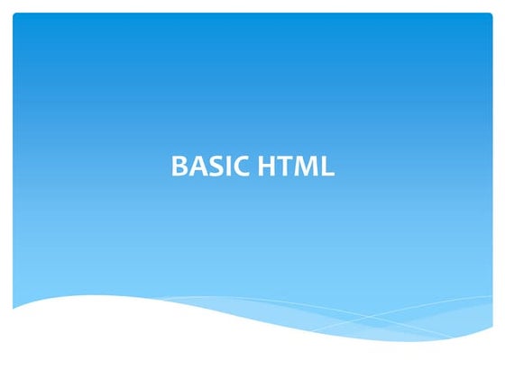What is html | PPT