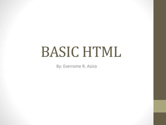 What is HTML Hyperlinks and HTML Images? | PPT