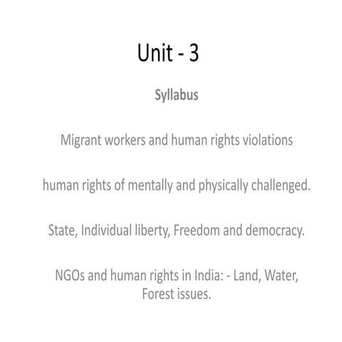 Basic Human Right - Unit 3.pptx
