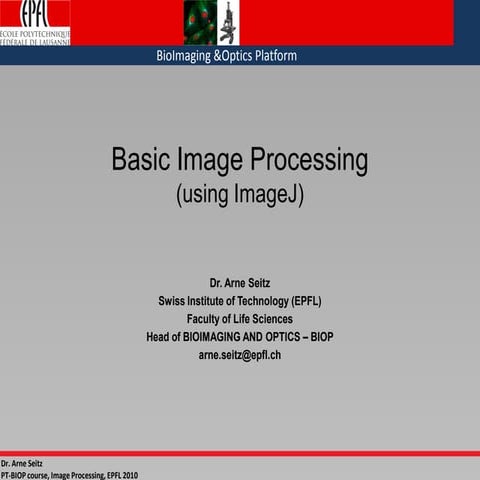 Basic image processing | PPT