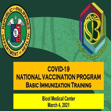 Immunization Training for Community Health workers | PDF