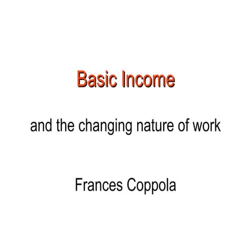 Understanding What Is Universal Basic Income? | PDF