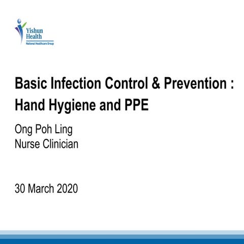 Basic infection control prevention 30 march 2020 | PPT