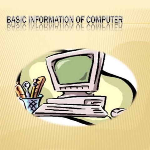 Basic information of computer hl sharma | PPT