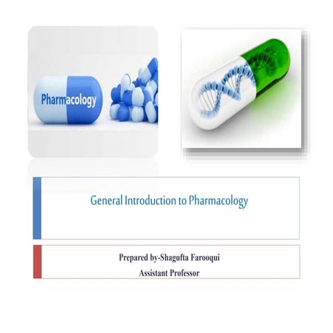 Basic introduction to Pharmacology