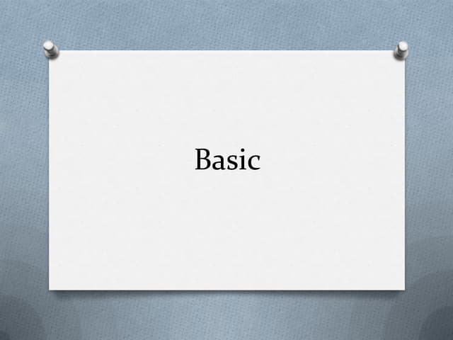 Basic java | PPTX