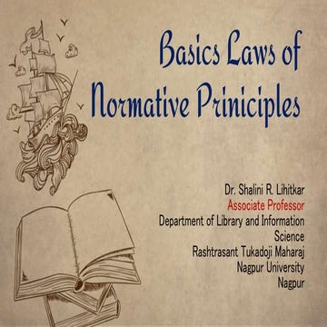 Basic laws of normative priniciple  shalini