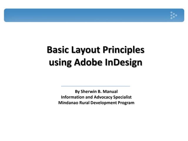 Basic layout principles